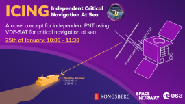 Novel concept for independent PNT using VDE-SAT for critical navigation at sea