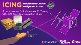 Novel concept for independent PNT using VDE-SAT for critical navigation at sea