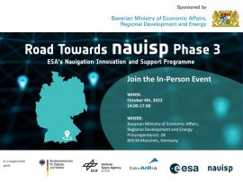 Road towards NAVISP Phase 3- Join the In-person Event in Germany