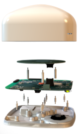 Positioning and guidance box for autonomous robots