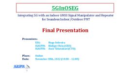 Final Presentation
