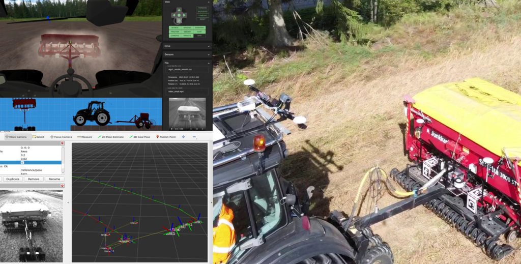 Precision agriculture -high precision coordinate and alignments transfer